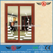 JK-AW9101 porta de alumínio decorativo / porta de vidro deslizante de varanda